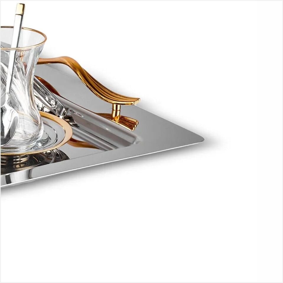 KARACA ALBA 40 PARÇA ÇAY SETİ, GOLD