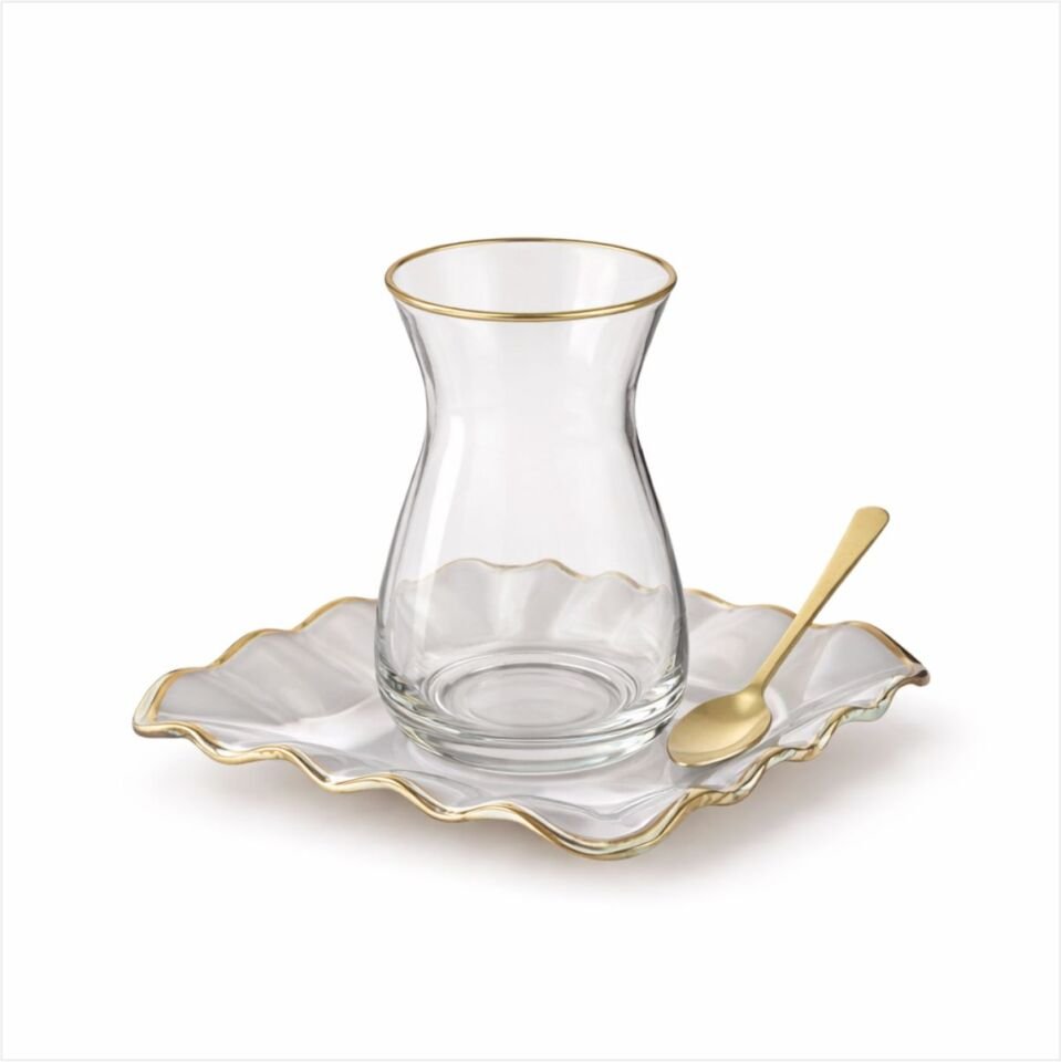 KARACA ALBA 40 PARÇA ÇAY SETİ, GOLD