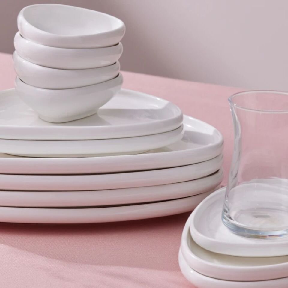 Karaca Forever Bone Miranda 26 Parça 6 Kişilik Kahvaltı Takımı