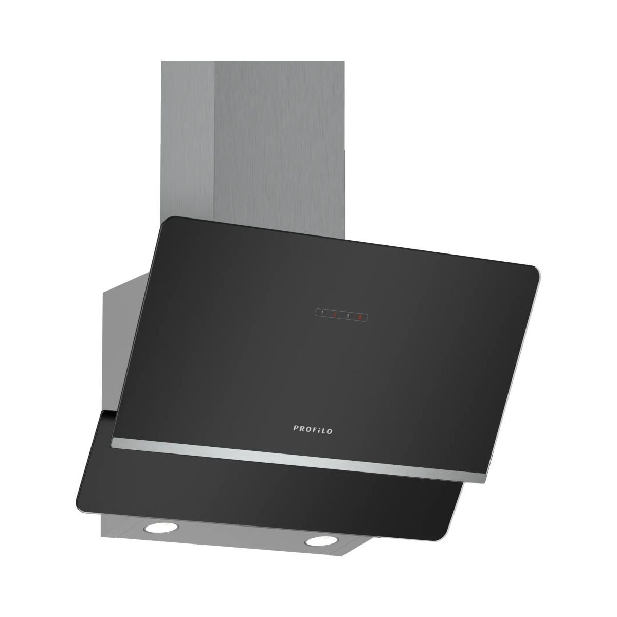 Profilo DVK6J661 Siyah Cam Duvar Tipi Davlumbaz