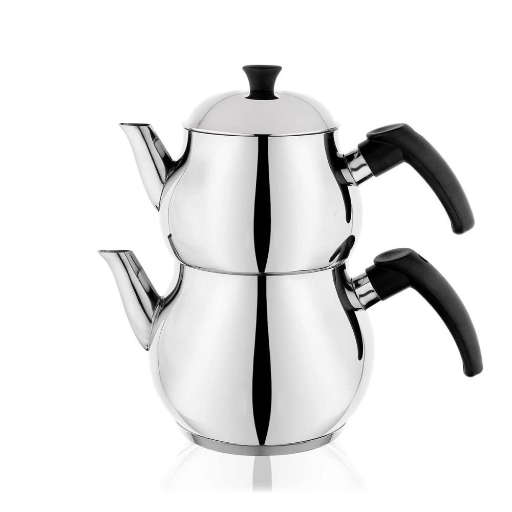 Schafer Base Çelik Çaydanlık Takımı 4 Parça-Inox