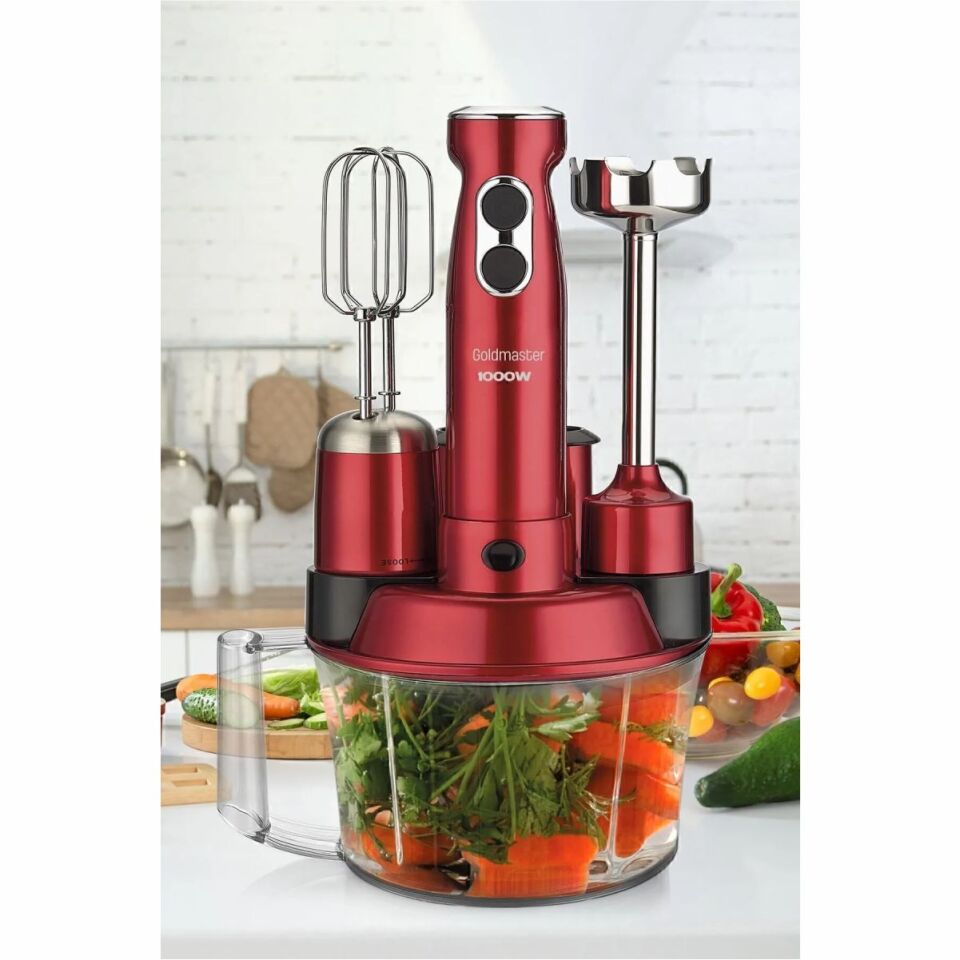 Goldmaster Şefim By-4204K Mutfak Robotu Kırmızı