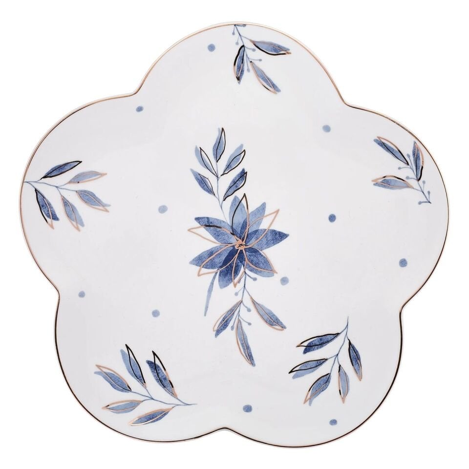 Emsan İntense Blue Porselen 32 Parça 6 Kişilik Kahvaltı/Servis Takım