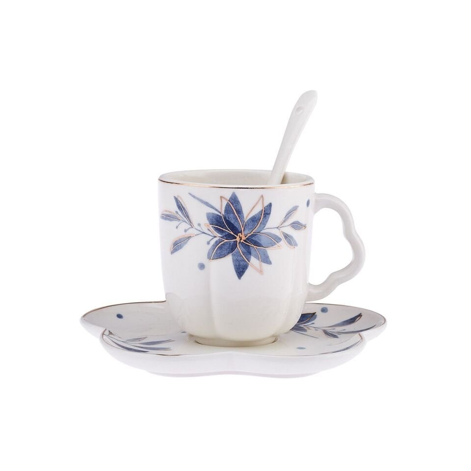 Emsan İntense Blue Porselen 32 Parça 6 Kişilik Kahvaltı/Servis Takım