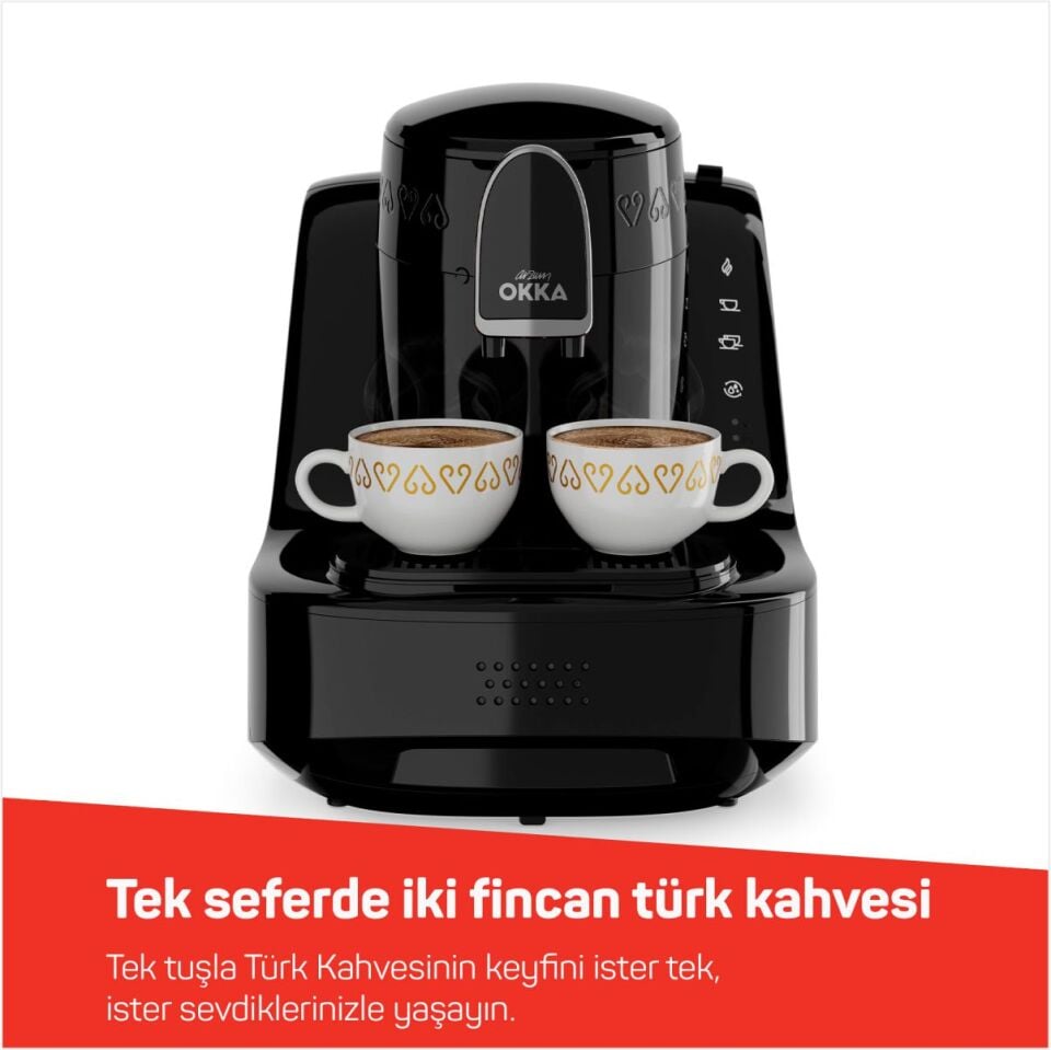 Arzum Ok0040-2000 Elıt Turk.Kah.Mak.Siyah_Krom 2Peu