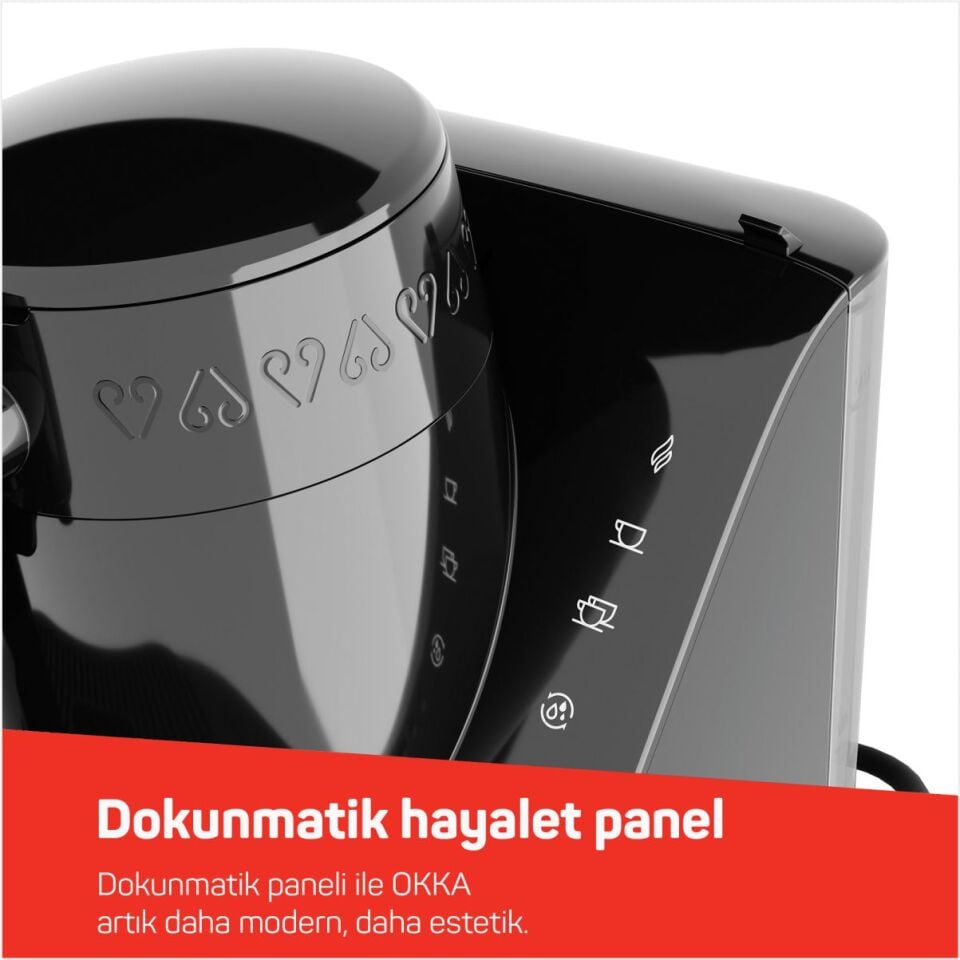 Arzum Ok0040-2000 Elıt Turk.Kah.Mak.Siyah_Krom 2Peu