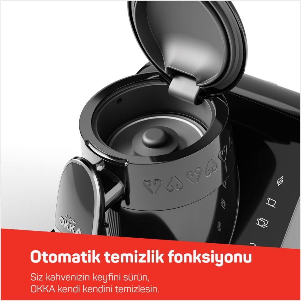 Arzum Ok0040-2000 Elıt Turk.Kah.Mak.Siyah_Krom 2Peu