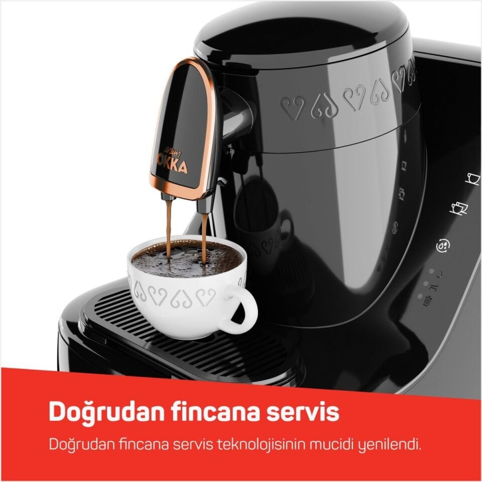 Arzum Ok0040-2600 Elıt Turk.Kah.Mak.Siyah_Bakır 2Peu