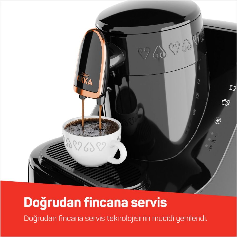 Arzum Ok0040-2600 Elıt Turk.Kah.Mak.Siyah_Bakır 2Peu