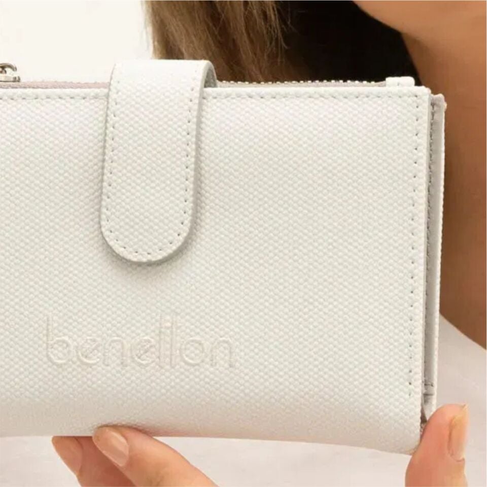 Benetton St  Bnt-1301 Unıted Colors Of  Çanta Beyaz-Açık Gri