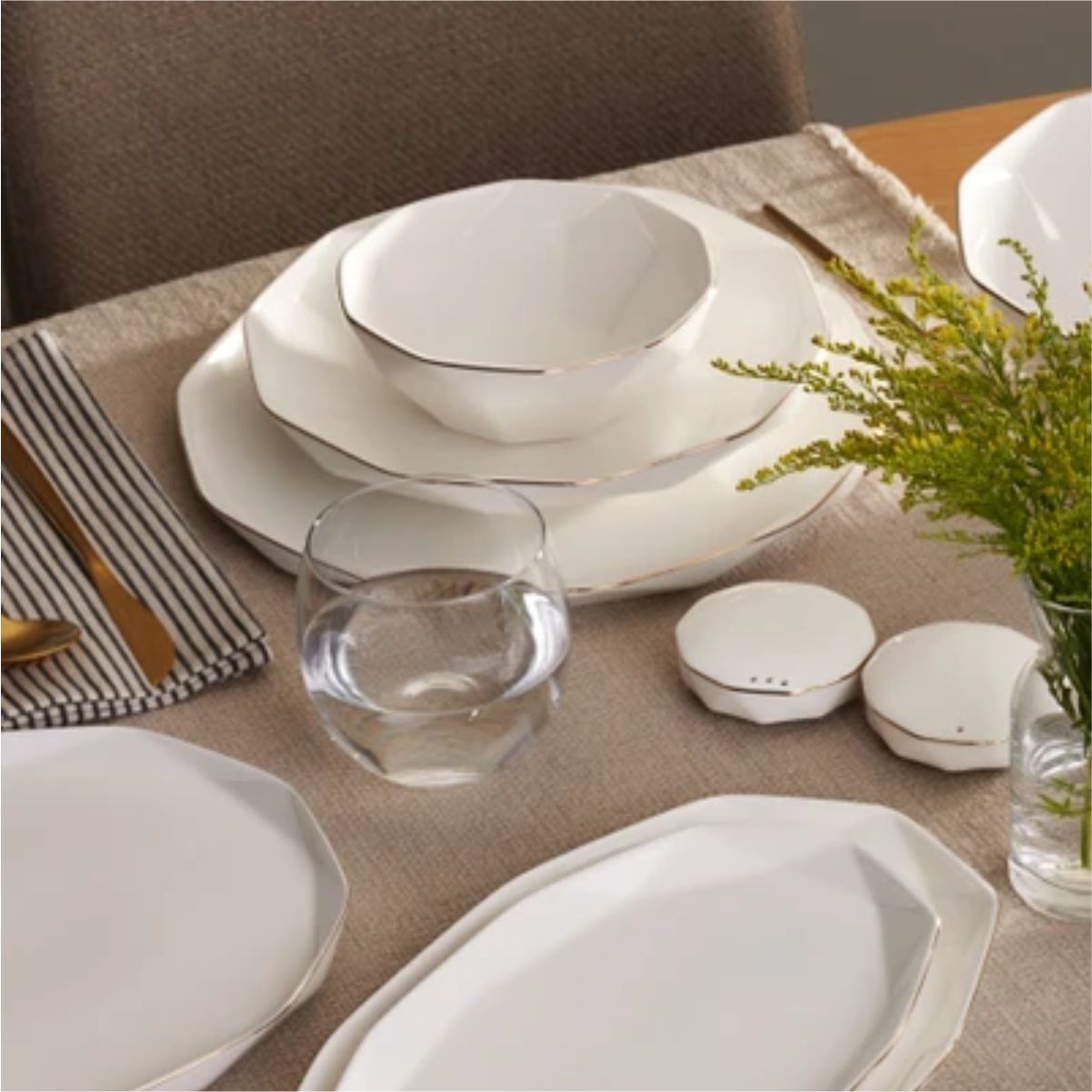 Karaca Streamline Elmas 57 Parça 12 Kişilik Yemek Takımı
