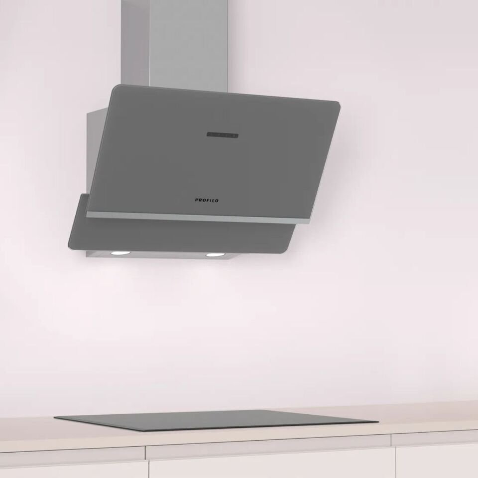 Profilo DVK6J671 Gri Cam Duvar Tipi Davlumbaz