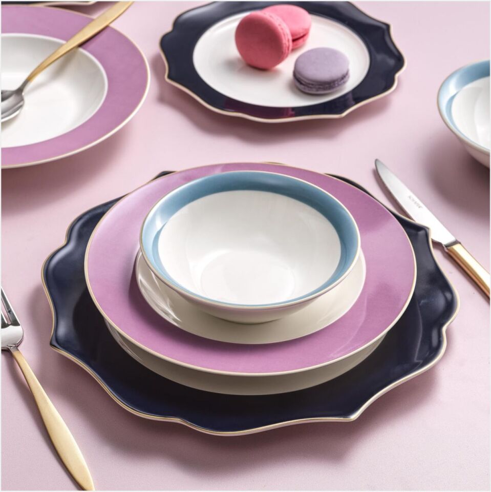 SCHAFER TALYA YEMEK TAKIMI 24 PARÇA-ASORTİ