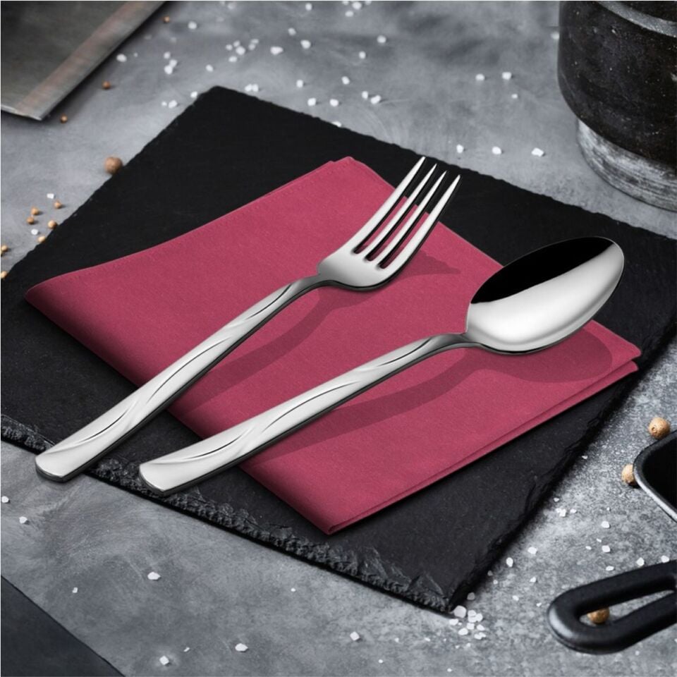 Byavcı Ay30 Ay Işığı 30 Parça Çatal Kaşık Takımı