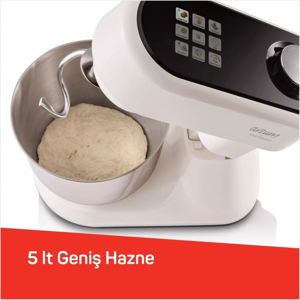 Arzum Ar1190-3300 Gastroart Stand Mikser Krem.2Peu