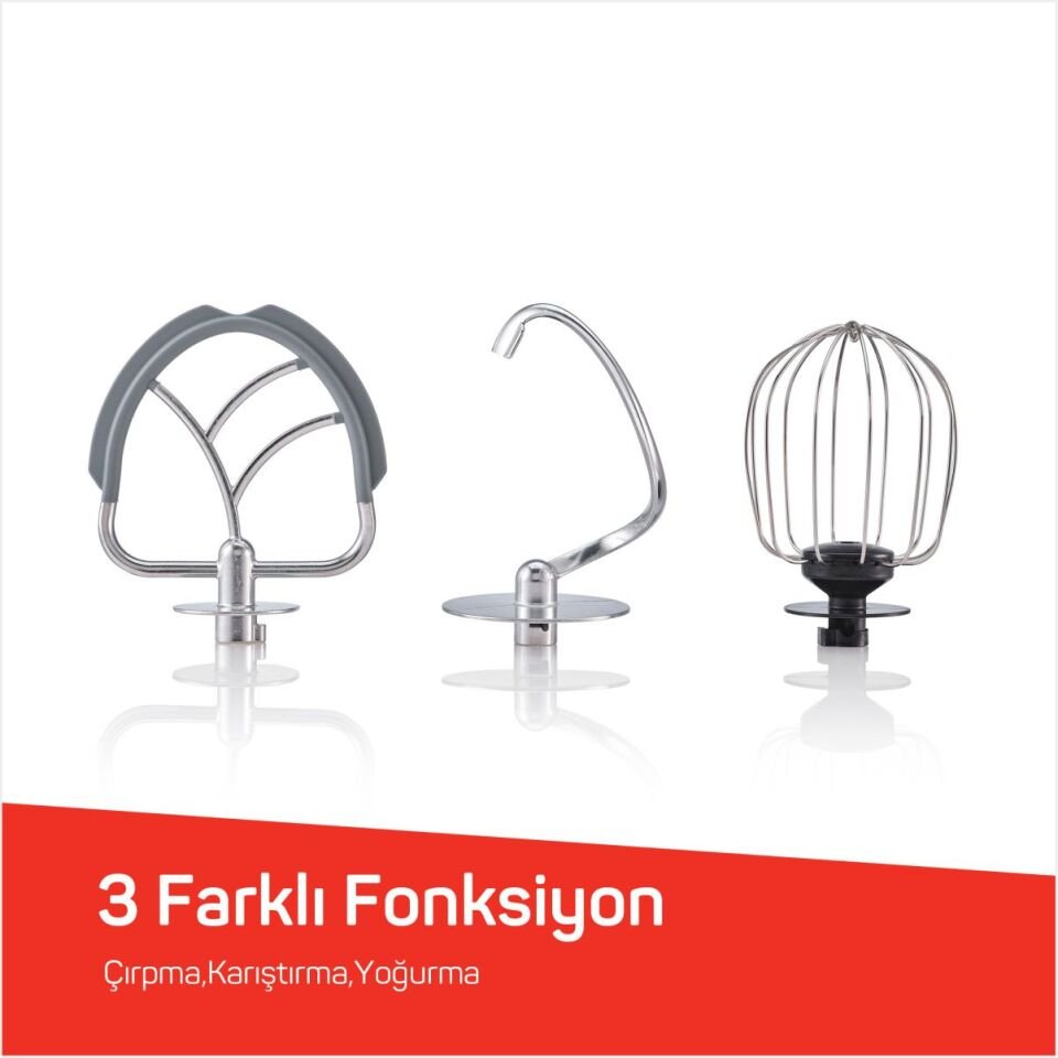 Arzum Ar1190-3300 Gastroart Stand Mikser Krem.2Peu