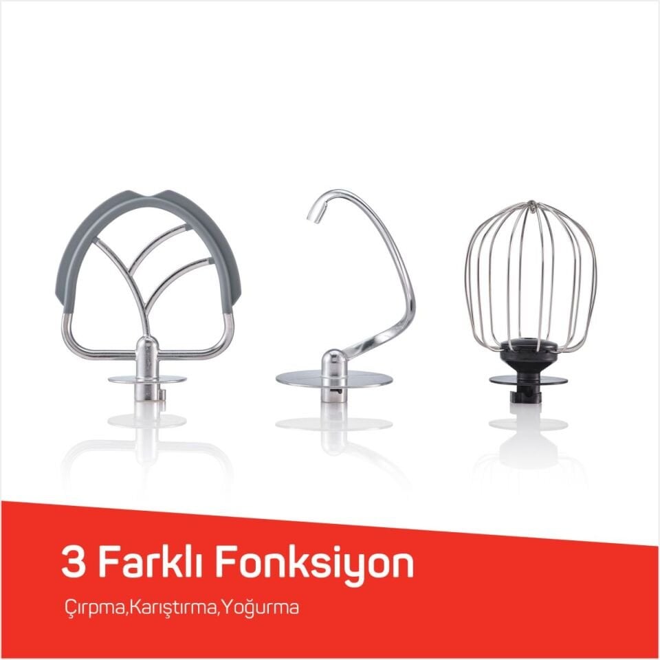 Arzum Ar1190-3300 Gastroart Stand Mikser Krem.2Peu