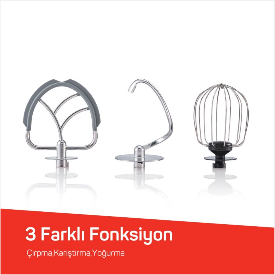 Arzum Ar1190-3300 Gastroart Stand Mikser Krem.2Peu