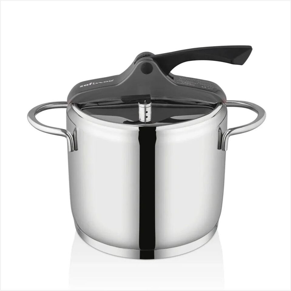 SAFINOX VISION DÜDÜKLÜ TENCERE 6 LT - TEL KULP