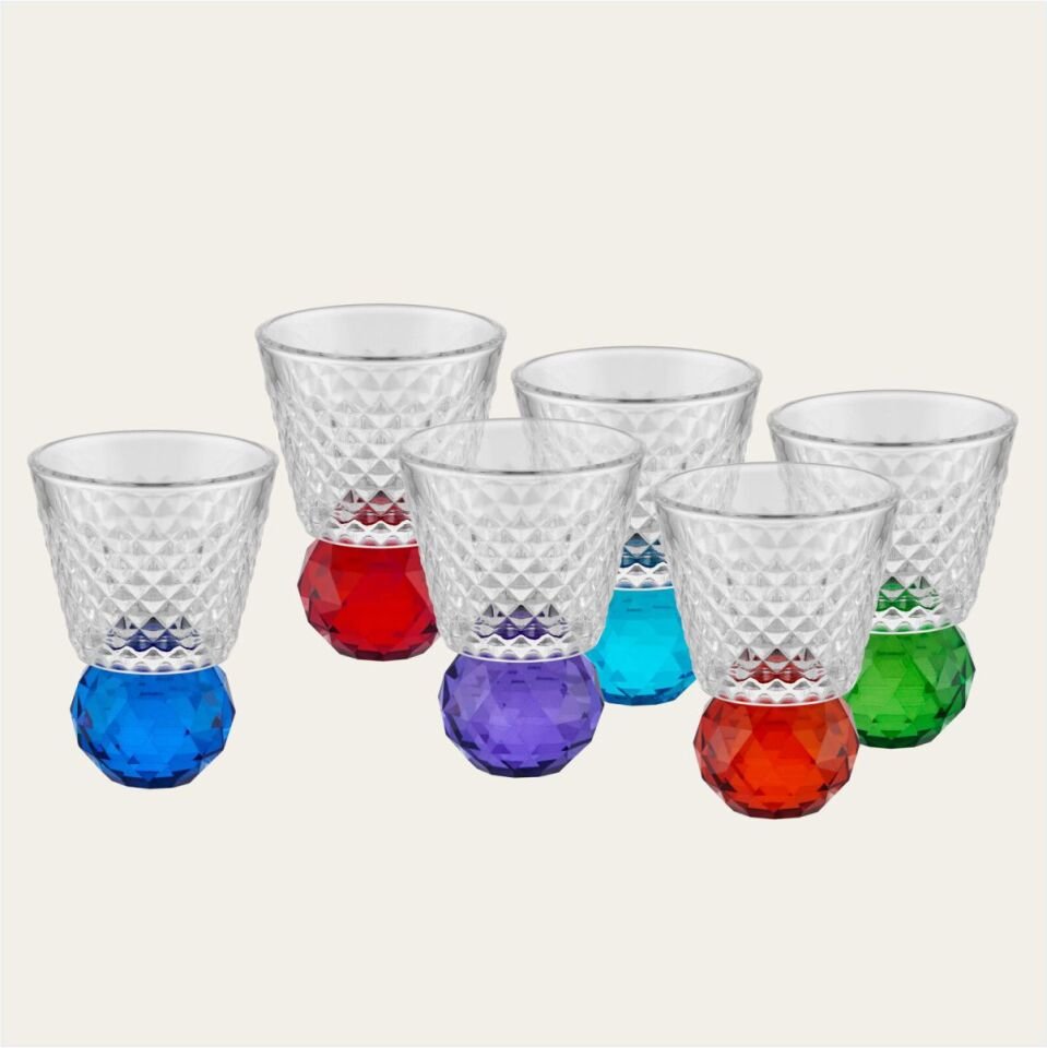 REKABET YV-149 KRİSTAL 6'LI KAHVEYANI BARDAK