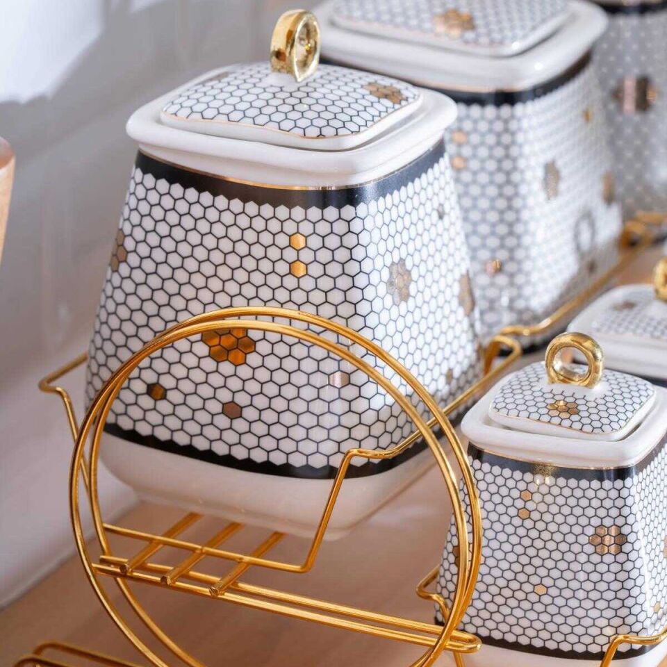 Acar Kaı-21-0191/4 Master Magıc 7 Li Standlı Baharat Takımı