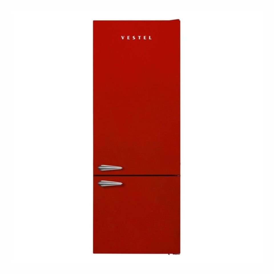 Vestel NFK52101 Kırmızı Kombi No Frost Buzdolabı