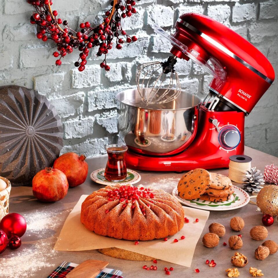 Schafer Prochef XL Kırmızı 1400 W 5 lt Mutfak Şefi