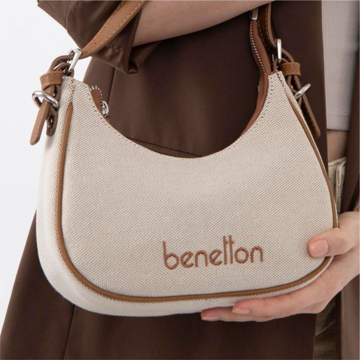 Benetton St  Bnt-1541 Unıted Colors Of  Çanta Camel