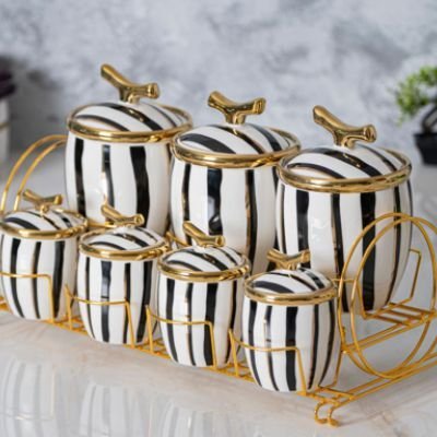 Acar Kaı-06389/4 Vıvıan Valerıa 7 Li Kavanoz Takımı