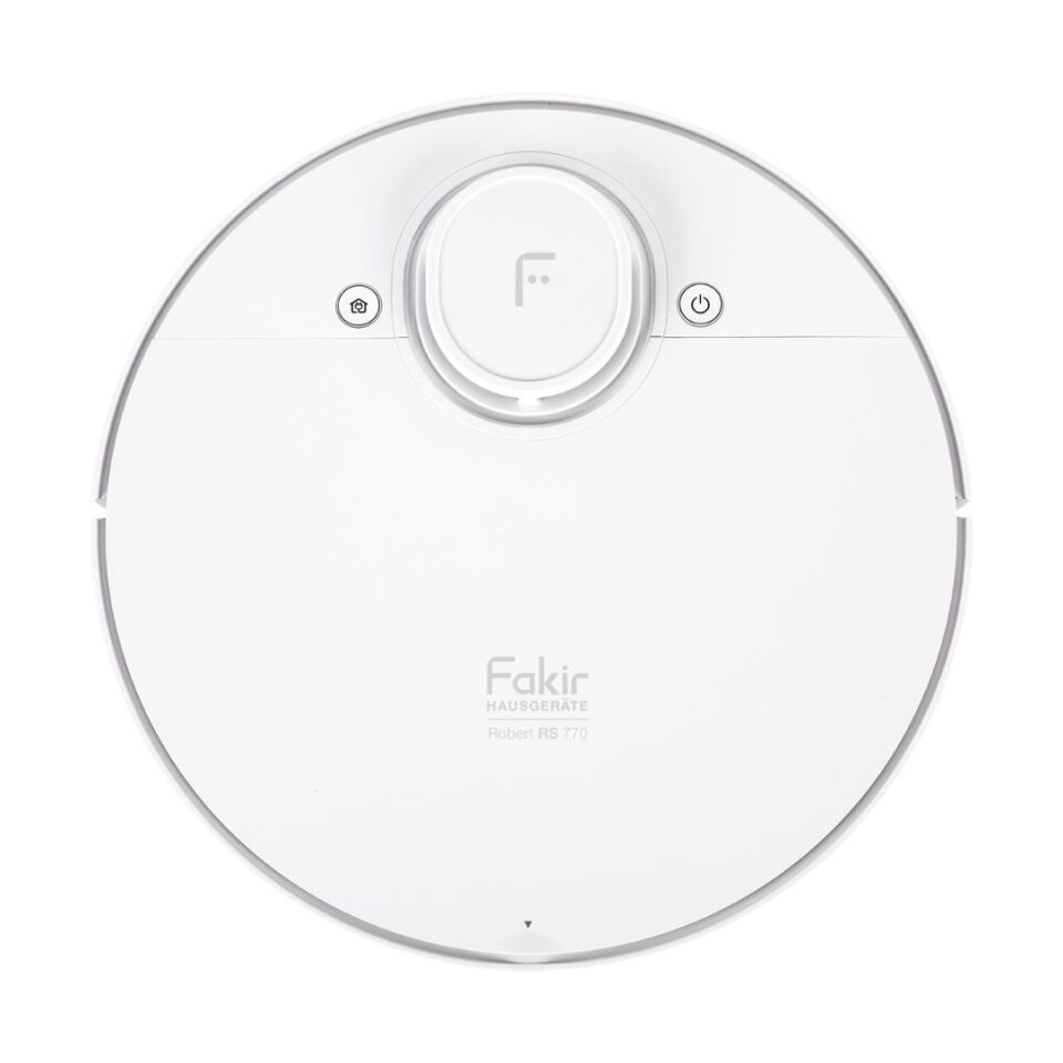 Fakir Robert RS 770 Akıllı Robot Süpürge, Islak ve Kuru, 4000 pA Emiş Gücü, Çoklu Haritalama