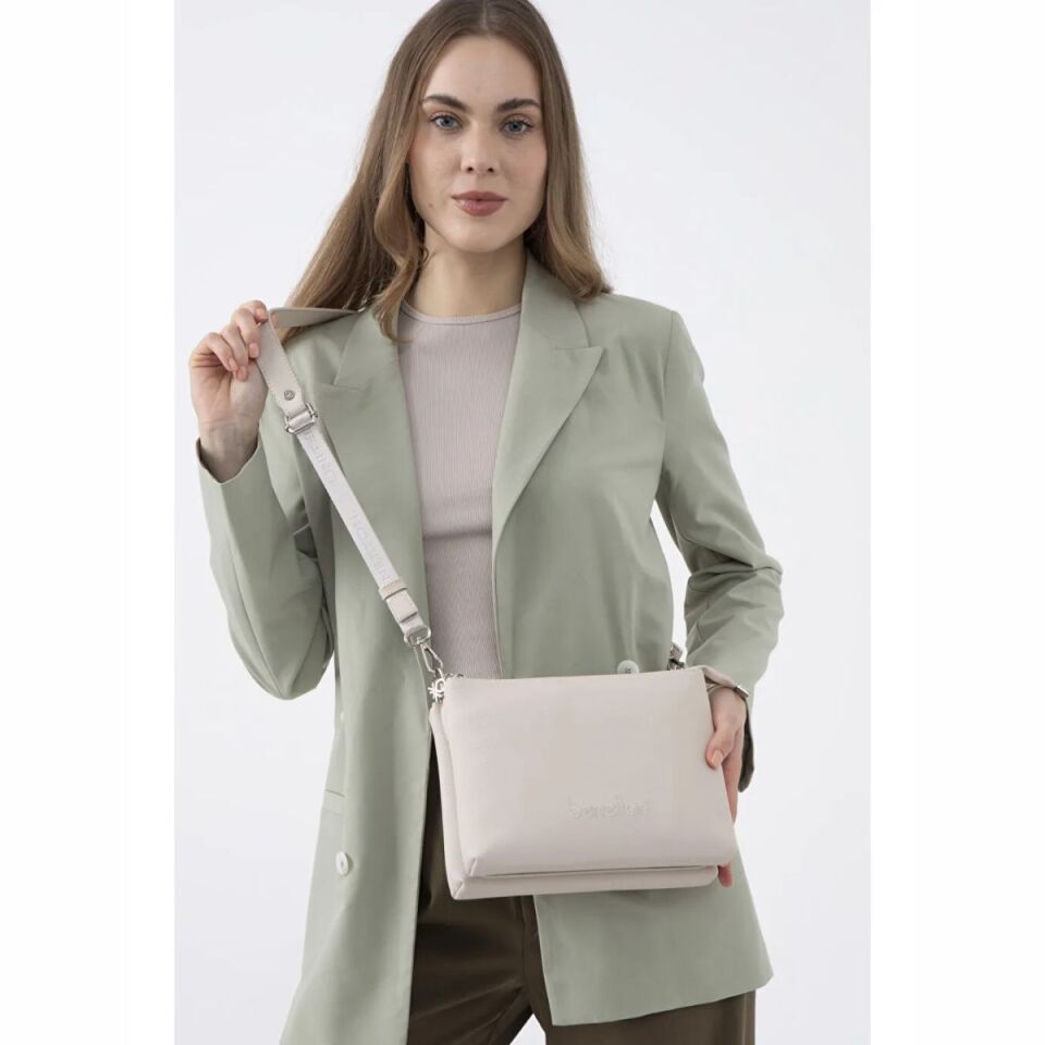 Benetton St  Bnt-1580 Unıted Colors Of Çanta Bej