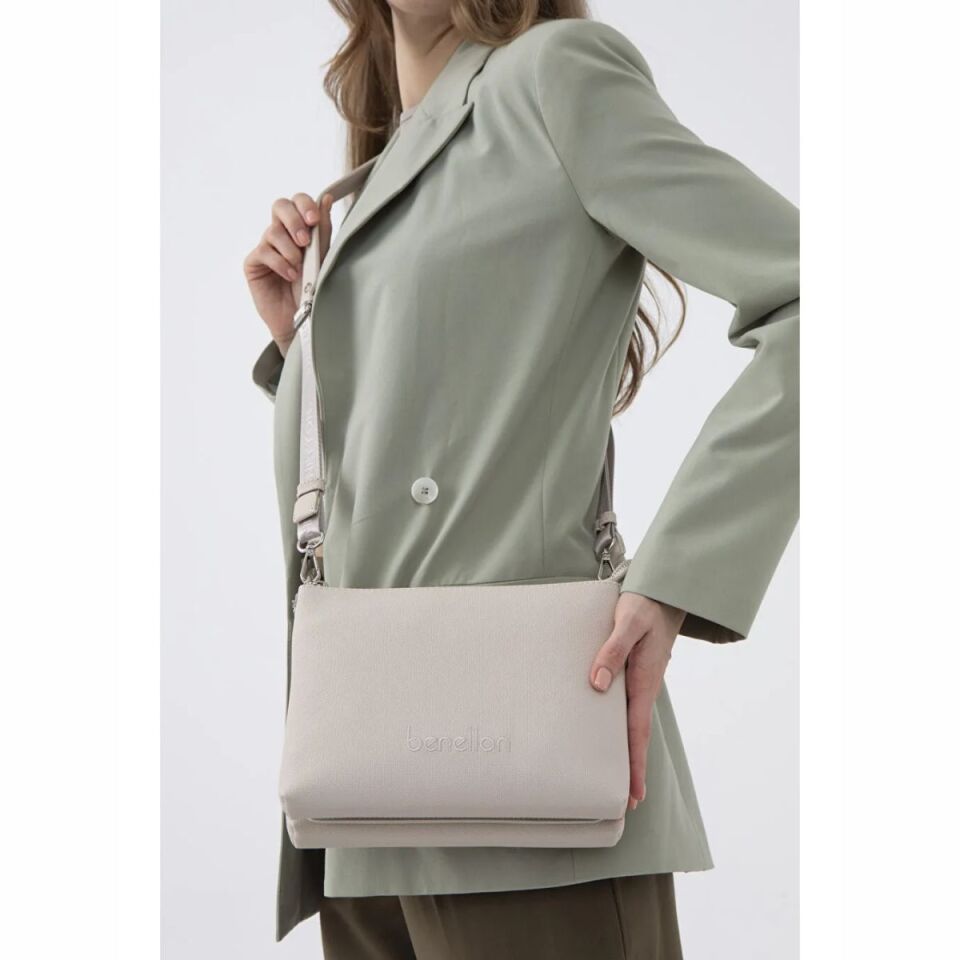 Benetton St  Bnt-1580 Unıted Colors Of Çanta Bej