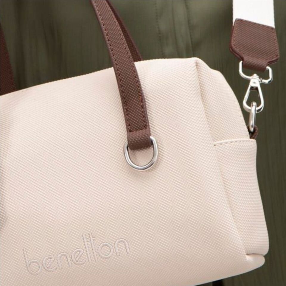 Benetton St  Bnt-1582 Unıted Colors Of Çanta Bej-Kahve
