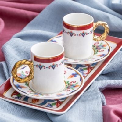Acar Shp-06015/12 Francesca 2 Li Kahve Fincan Takımı