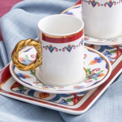 Acar Shp-06015/12 Francesca 2 Li Kahve Fincan Takımı