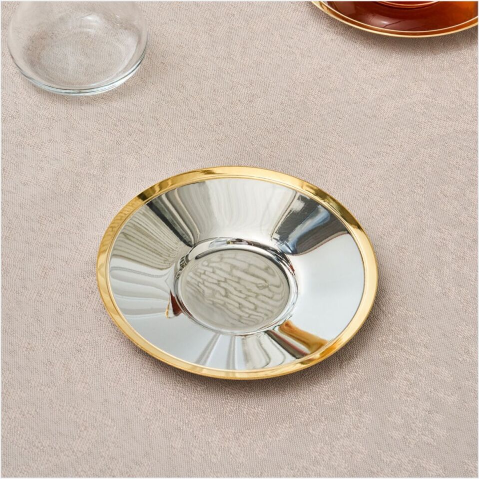 KARACA VISTA GOLD 12 KİŞİLİK 40 PARÇA ÇELİK ÇAY SETİ