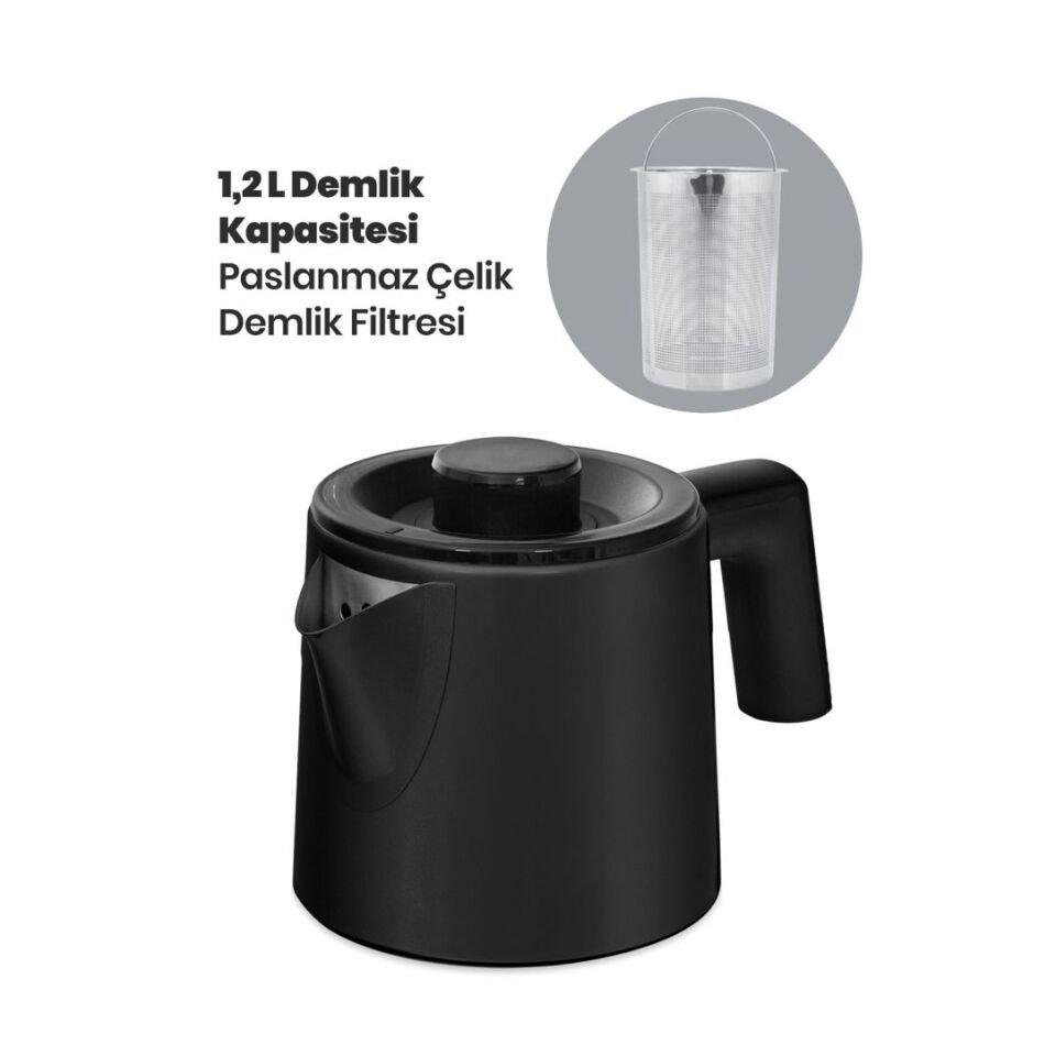 Goldmaster GM-7344 Akasya 2200 W Çelik Çay Makinesi