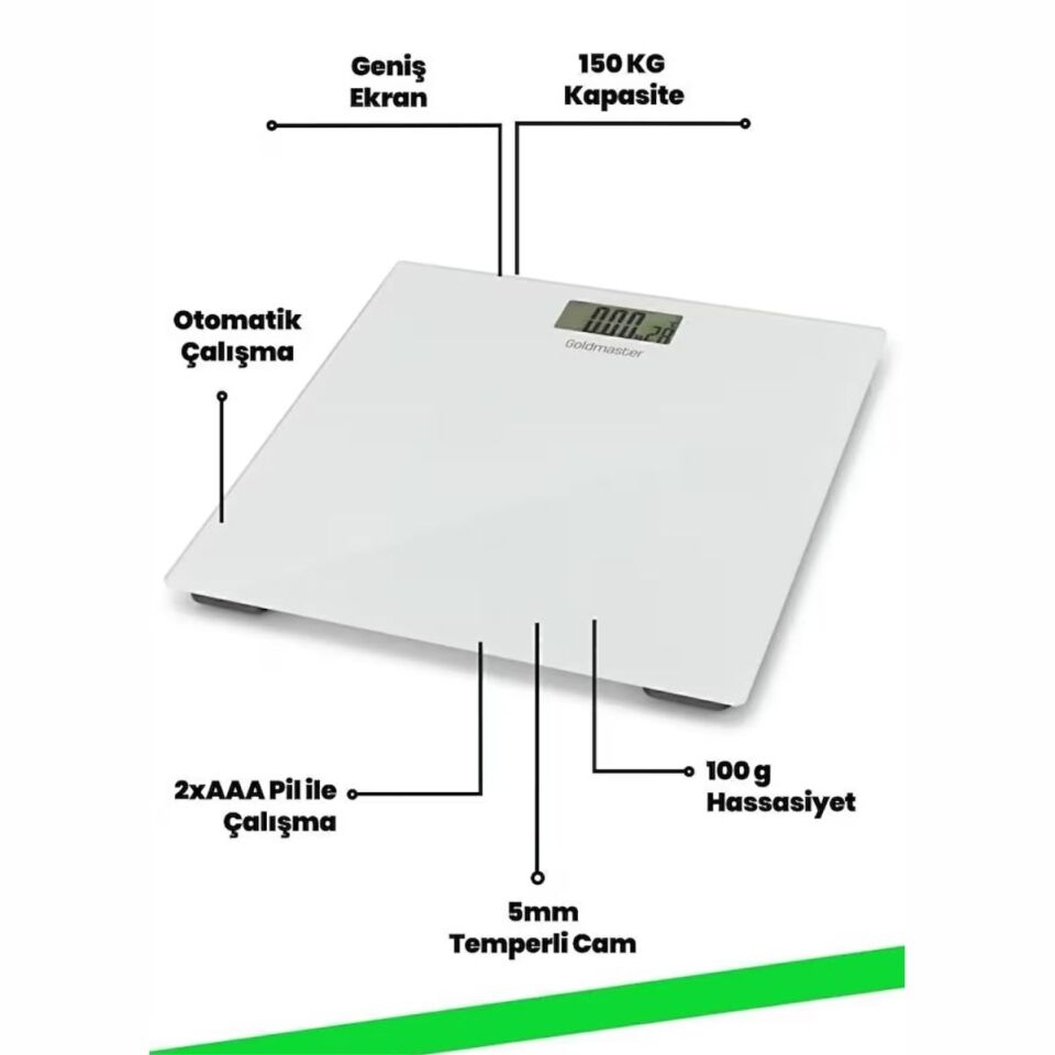 Goldmaster Bodycare GM-8150 Elektronik Baskül