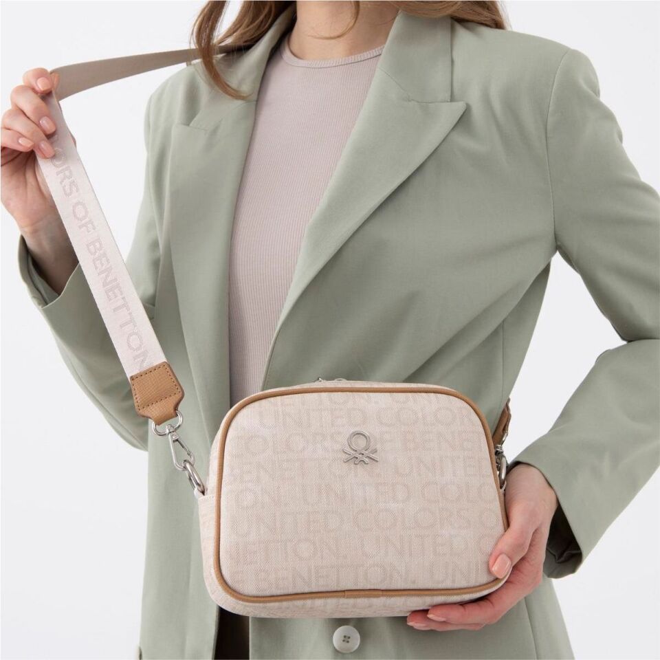Benetton St  Bnt-1585 Unıted Colors Of Çanta Bej-Camel