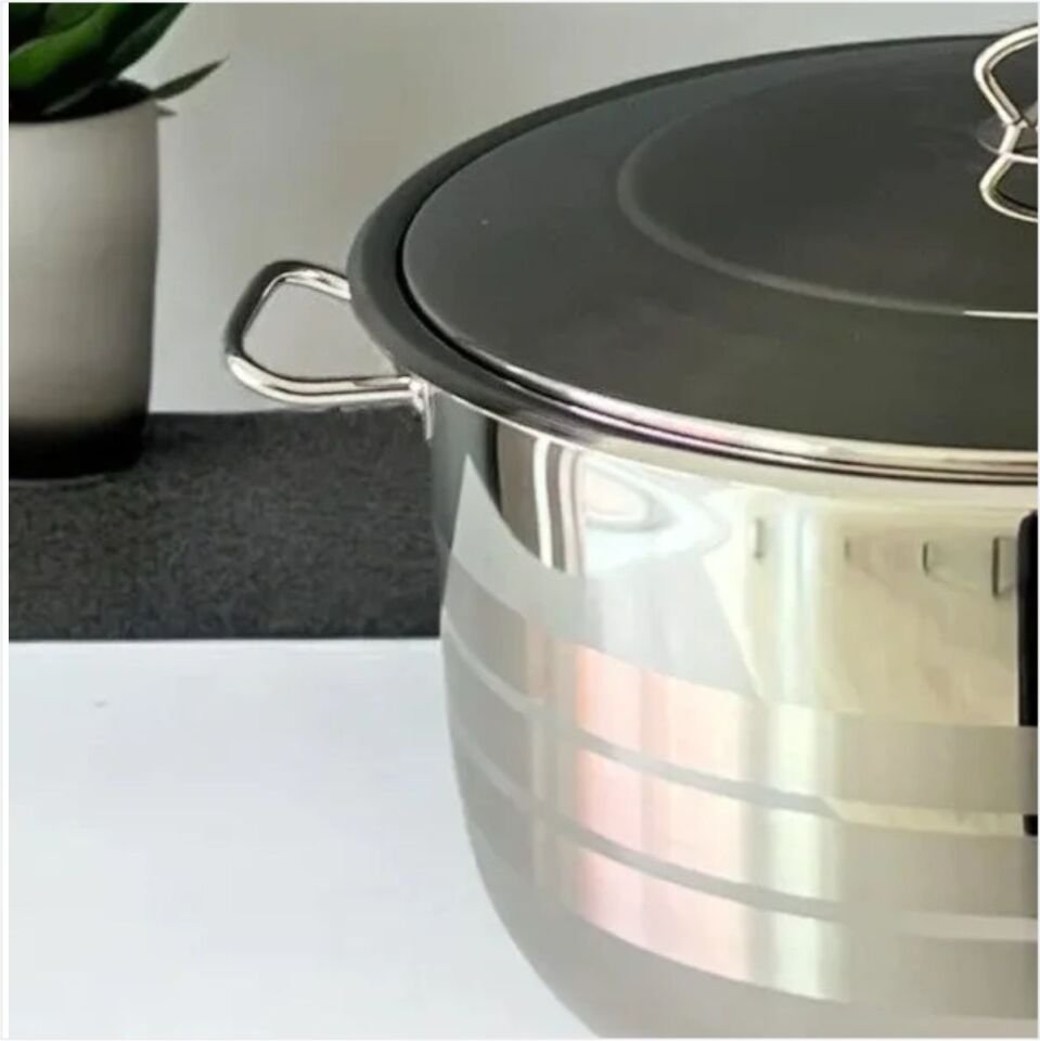 SAFINOX 34X22 FLAVIA TEL KULP DERİN TENCERE-T4101000134