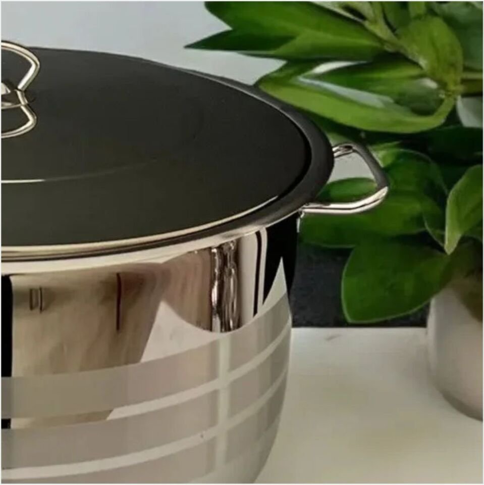 SAFINOX 34X22 FLAVIA TEL KULP DERİN TENCERE-T4101000134