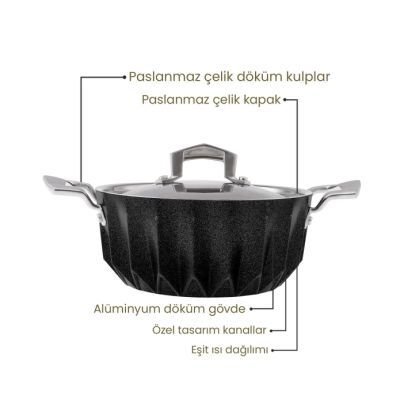 Emsan Dıagon 24 Cm Derin Tencere