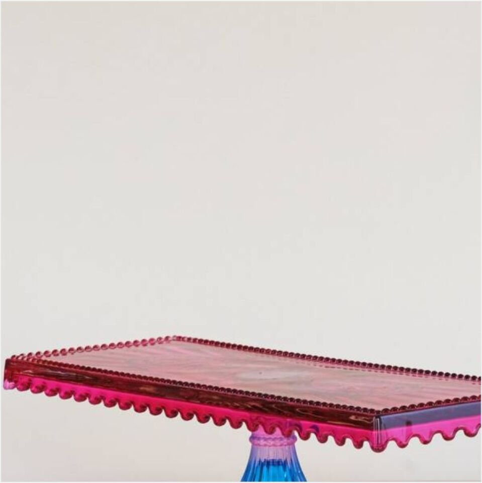 GLORE C03-LOVE PEMBE/K.TURKUAZ AYAKLI KURABİYELİK  17X40