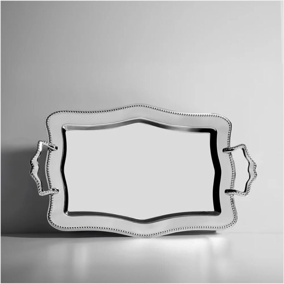 NEHİR ZİNCİR SADE ÇAY TEPSİ