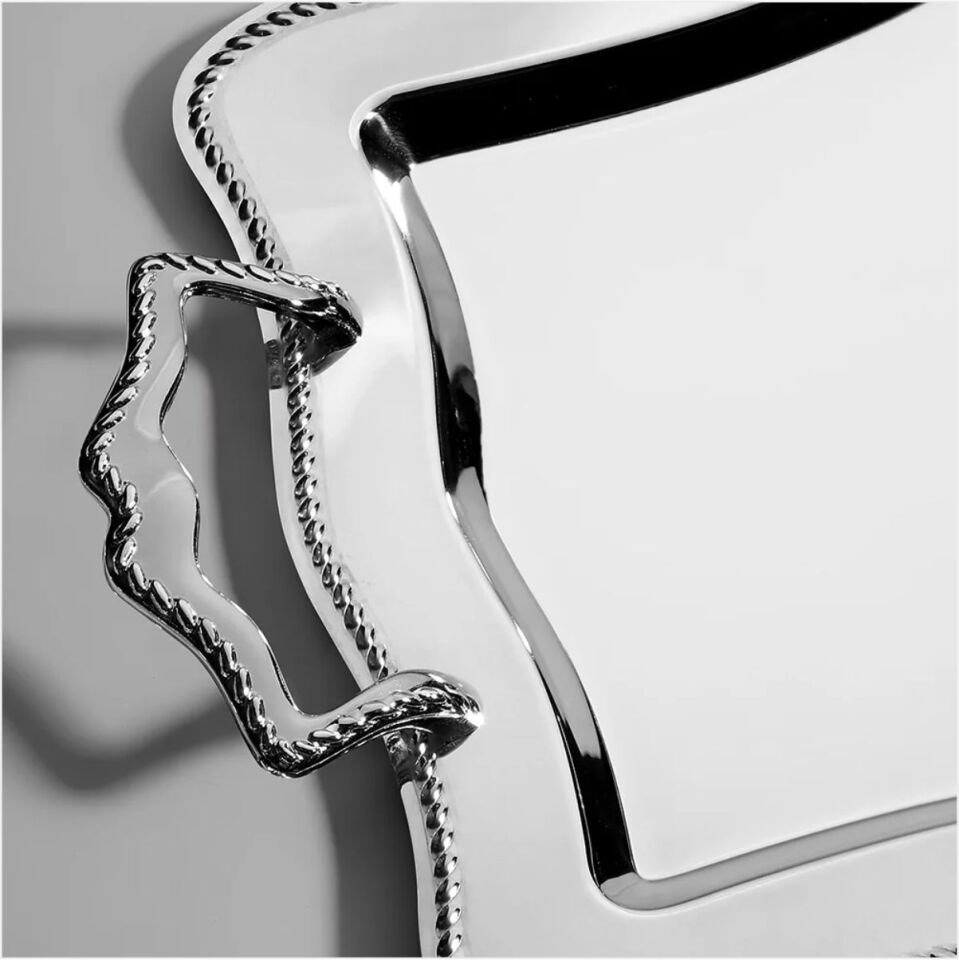 NEHİR ZİNCİR SADE ÇAY TEPSİ