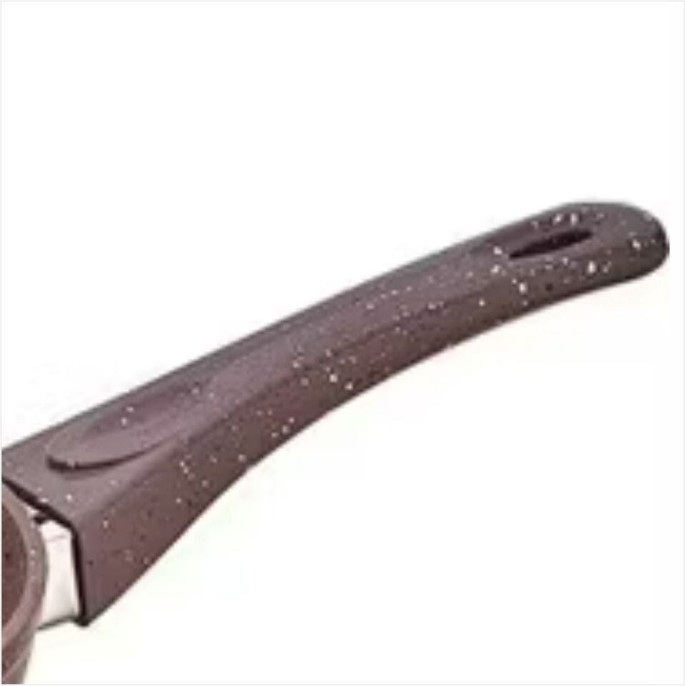 SAFINOX 20 CM TEK KULP GRANİT TAVA-KAHVE