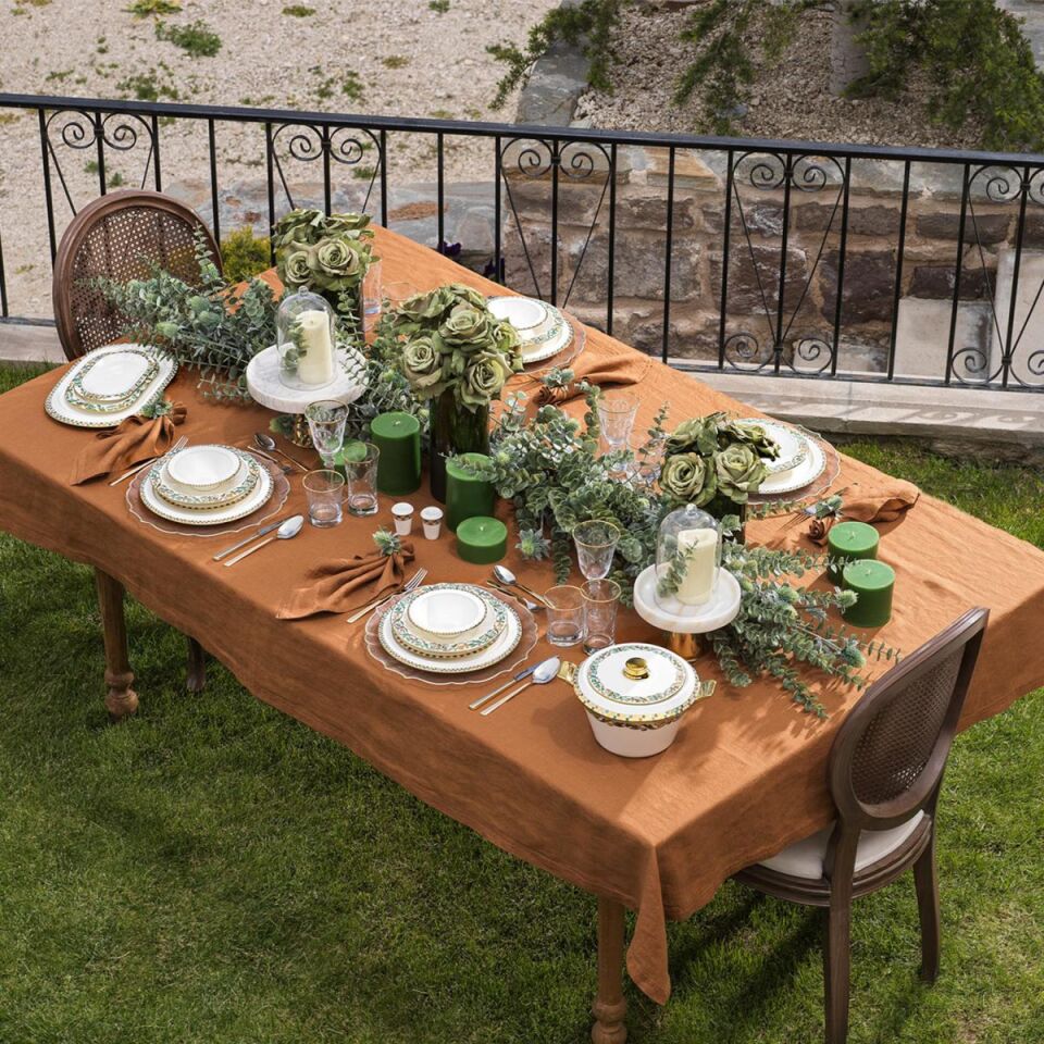 Schafer Tılsım Jade Yemek Takımı 60 Parça-Yeşil