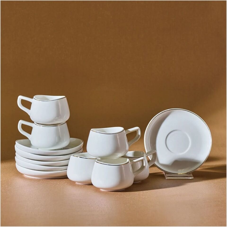 Karaca Streamlıne Hole 6 Kişilik 80 Ml Kahve Fincanı