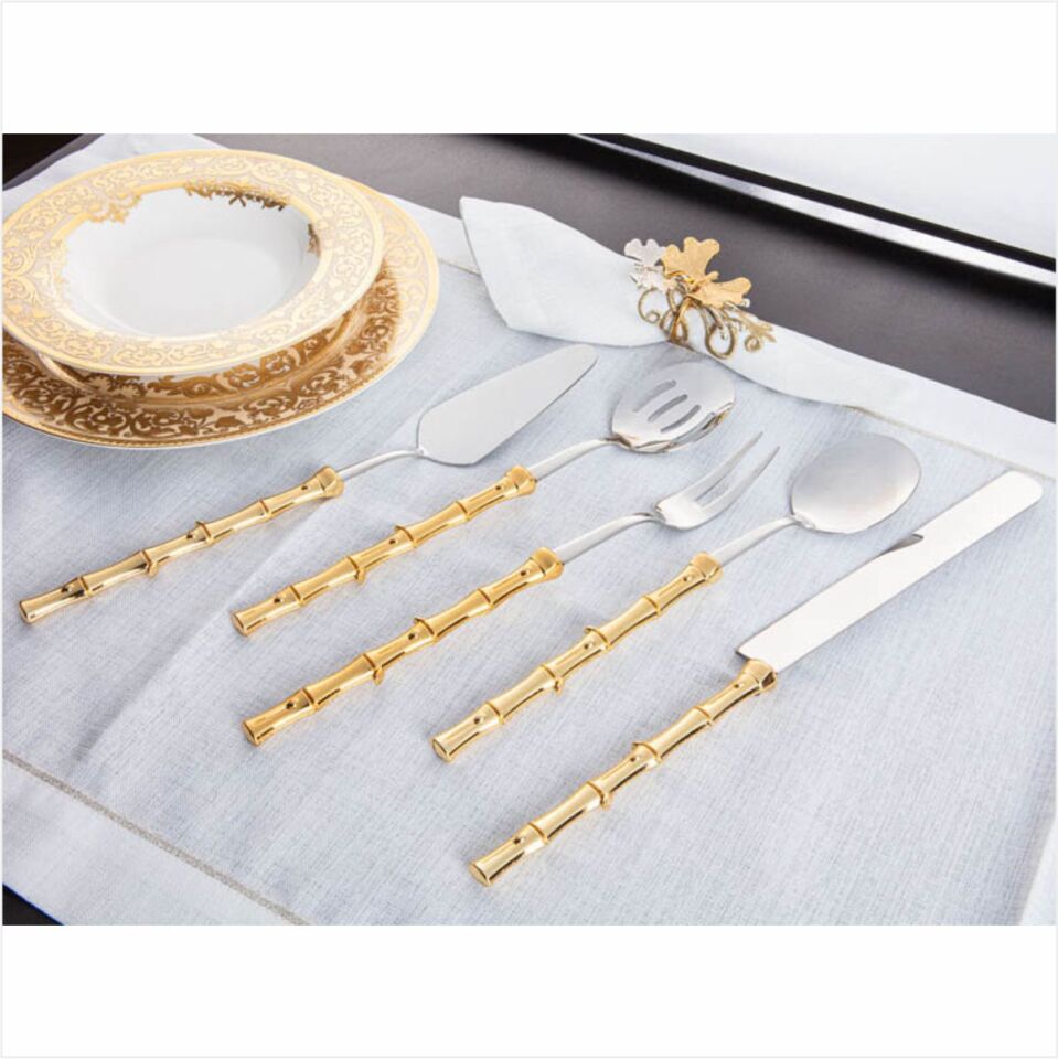 REKABET EYM-013 BAMBU 5 PRÇ SERVİS SETi ALTIN