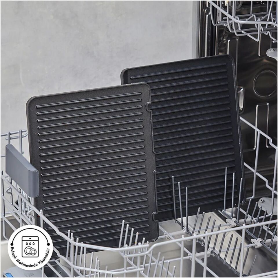 Karaca Compact Steel Inox 2008 Izgara Ve Tost Makinesi